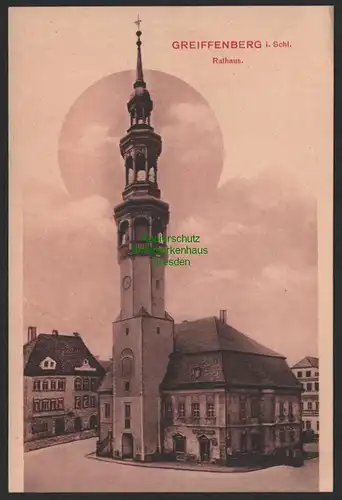 154079 AK Greiffenberg Schlesien Rathaus um 1910 Gryfow Slaski