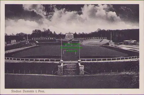 152374 AK Demmin i. Pom. Stadion 1938