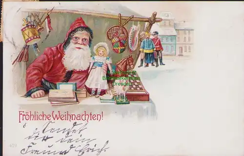 155608 AK Fröhliche Weihnachten Weihnachtsmann Spielzeug 1903 Berlin