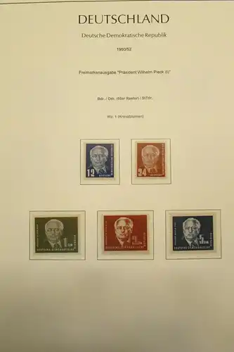 S465 DDR überdurchschnittliche Sammlung 1949 - 1990 postfrisch