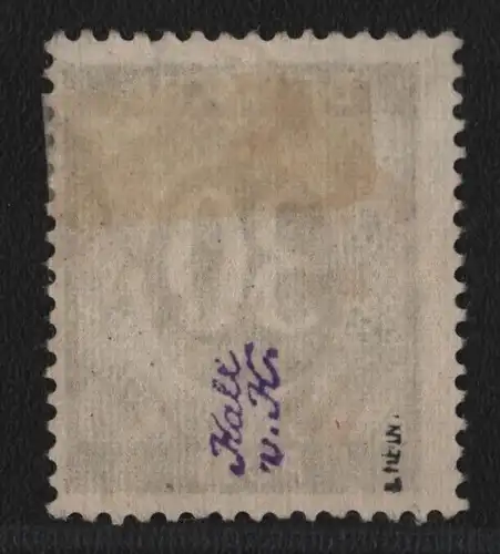 h6555 SBZ Handstempel Bezirk 36 Mahlow Ziffer 30 gestempelt gepr. BPP