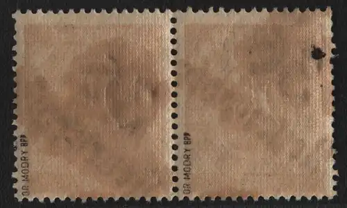 h6603 SBZ Handstempel Bezirk 36 Neuruppin 2x Ziffer 25 waag. Paar ** gepr. BPP