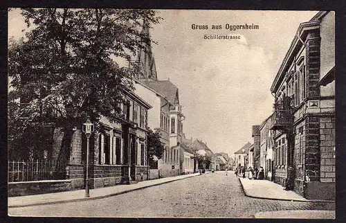 73301 AK Oggersheim 1918 Schillerstraße