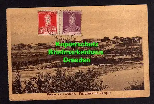 114809 AK Cosquin Provinz Sierras de Cordoba 1923