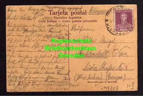 114809 AK Cosquin Provinz Sierras de Cordoba 1923