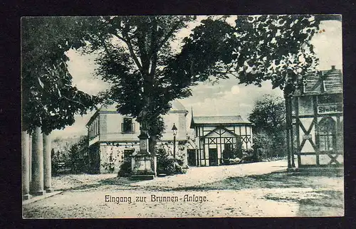105709 AK Klösterle Sauerbrunn 1912 Eingang zur Brunnen Anlage Kur- und Tafelwas