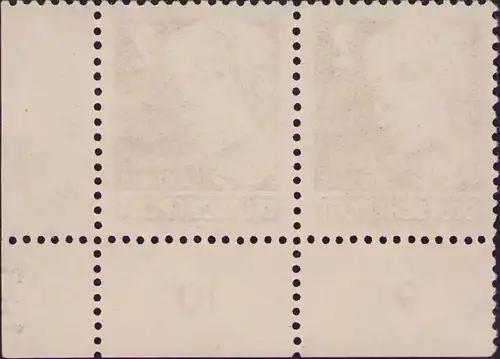 2741 SBZ 212 DZ 16.3. Köpfe I seltenes Druckerzeichen** postfrisch Zähnungsvaria
