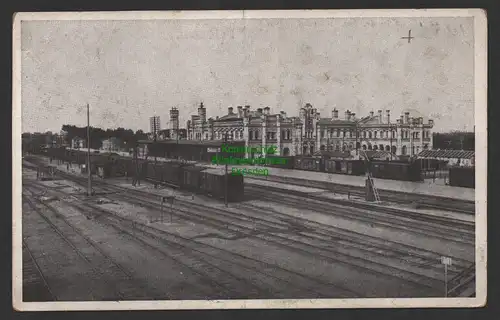 154499 AK Brest Litovsk Brest-Litowsk Bahnhof 1917 Feldpost