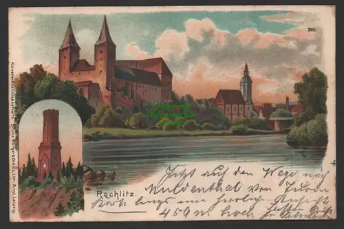 154492 AK Rochlitz Sachs. 1903 Litho Künstlerkarte Bruno Bürger & Ottillie