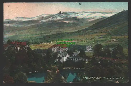 154484 AK Schreiberhau Riesengebirge 1929 Blick vom Lindenhof