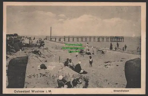 154474 AK Ostseebad Wustrow i. M. Standleben 1928