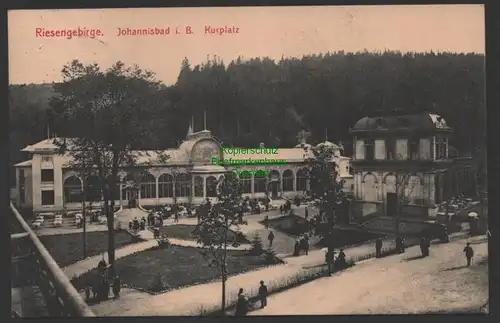 154451 AK Riesengebirge Johannisbad i. B. Kurplatz 1913
