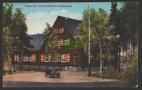 154445 AK Chemnitz 1928 Unterkunftshaus Beutenberg