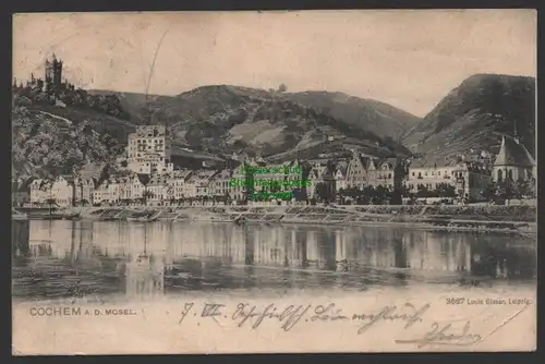 154437 AK Cochem Kochem an der Mosel 1905