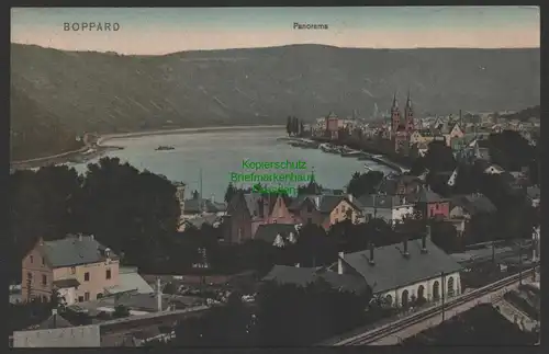 154435 AK Boppard Panorama 1910
