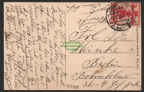 154329 AK Berlin Hoppegarten 1919 Verlag Goldiner