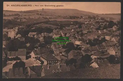 154260 AK Sankt Andreasberg 1911 Bahnpost Scharzfeld - Andreasberg