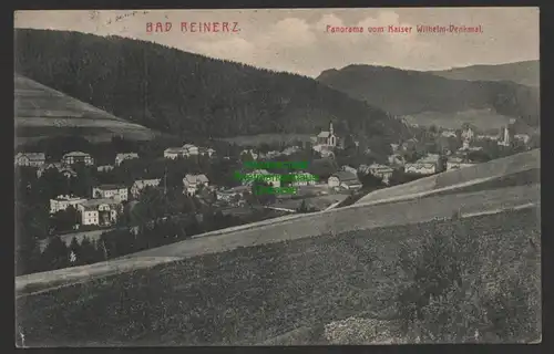 154259 AK Bad Kudowa 1909 Panorama Bahnpost Glatz - Kudowa