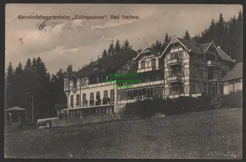 154236 AK Bad Sachsa 1912 Gemeindebeamtenheim Eulingswiese