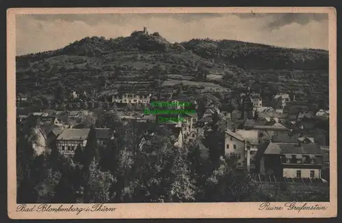 154188 AK Bad Blankenburg Thüringen Ruine Greifenstein um 1935