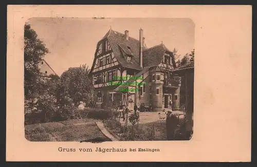 154166 AK Esslingen Jägerhaus 1915