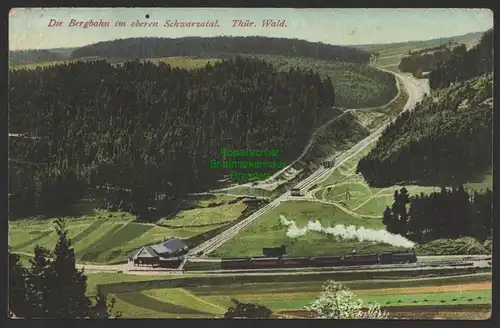 154160 AK Bergbahn Obstfelderschmiede Lichtenhain Oberweissbach Thür. um 1920