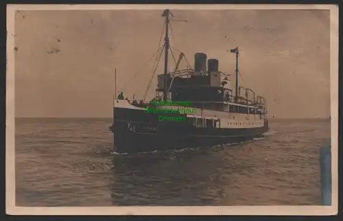 154108 AK Salondampfer Bubendey Fotokarte Dampfer Seebäderdienst 1925