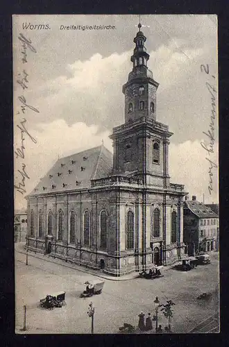 130213 AK Worms Dreifaltigkeitskirche 1910