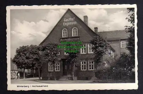 128526 AK Winterberg Kr. Wetzlar Gasthaus zur Linde Feldpost 1940