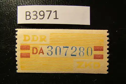 B3971 DDR ZKD B 25 DA ** ND postfrisch