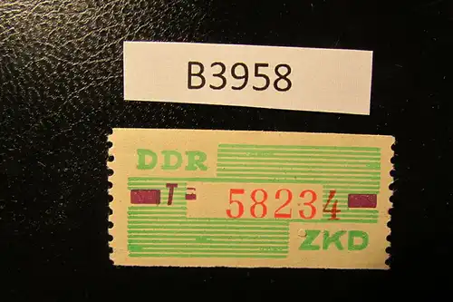 B3958 DDR ZKD B 24 T ** Original postfrisch Nr. 5 stellig