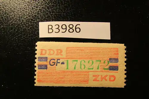 B3986 DDR ZKD B 27 GF ** Original postfrisch