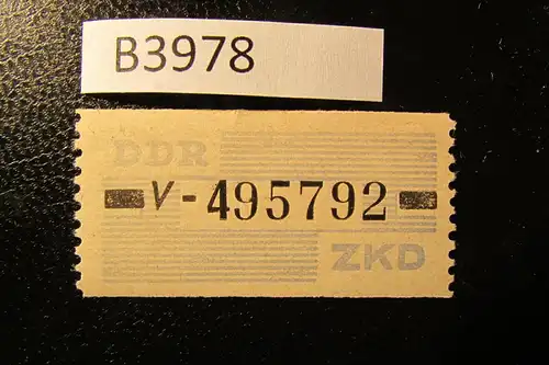 B3978 DDR ZKD B 26 V ** Original postfrisch