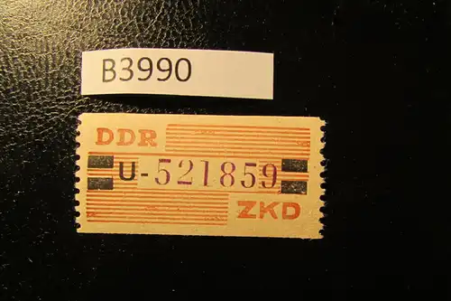 B3990 DDR ZKD B 29 U ** ND postfrisch