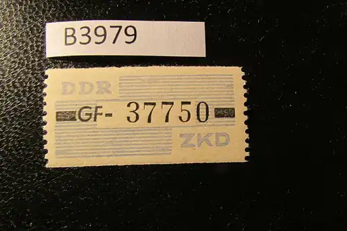 B3979 DDR ZKD B 26 GF ** Original postfrisch