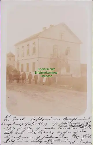 155858 AK Kleinwelka 1901 Haus … mit Personal Fotokarte