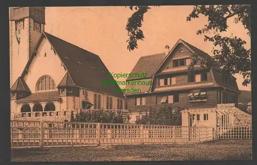 140872 AK Degersheim SG 1908 Evangel. Pfarrhaus Kirche