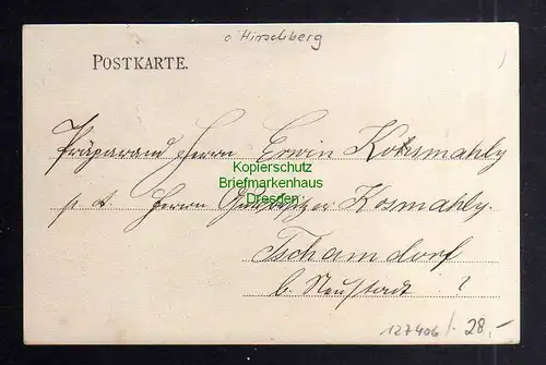 127406 AK Stara Kamienica Altkemnitz Alt Kemnitz um 1905 Schule Schloss Warenh