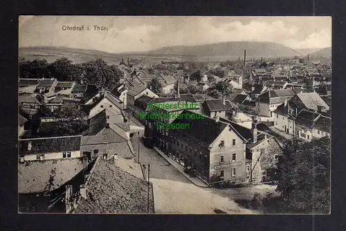 127450 AK Ohrdruff i. thür. Bierbrauerei Restauration Brauerei 1913 Straße