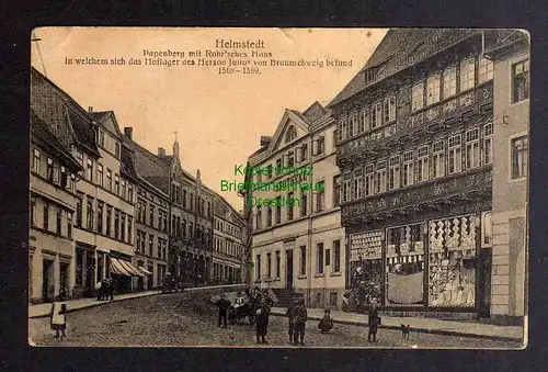 127714 AK Helmstedt Papenberg Rohr´sches Haus Apotheke 1906