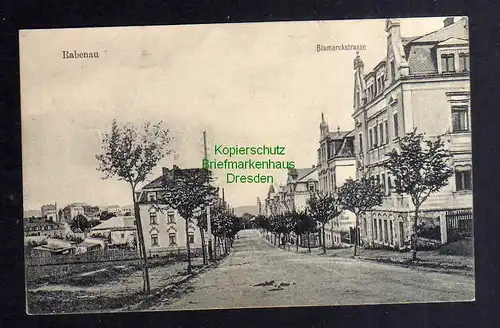 126952 AK Rabenau Bismarckstraße 1908