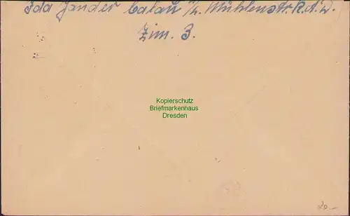 B14961 SBZ Brief 2x 5 A MeF 1946 Notstempel Calau (Niederlausitz) Datumsstempel