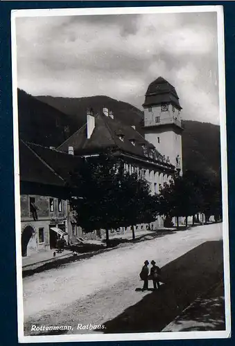 62544 AK Rottenmann Steiermark Österreich um 1930 Rathaus