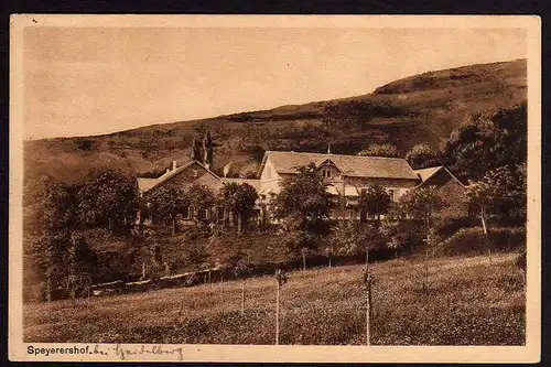 52545 AK Speyerershof bei Heidelberg Speiershof Hotel um 1910