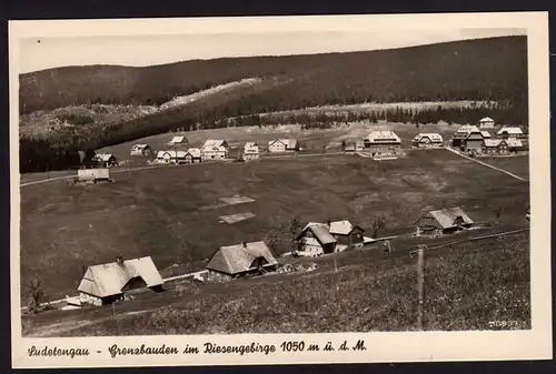 42070 AK Sudetengau Grenzbauden im Riesengebirge Fotokarte um 1935 Tippeltbaude