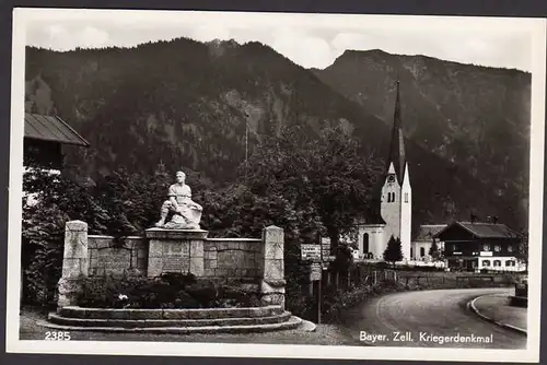 42136 AK Bayer. Zell Kriegerdenkmal 1934