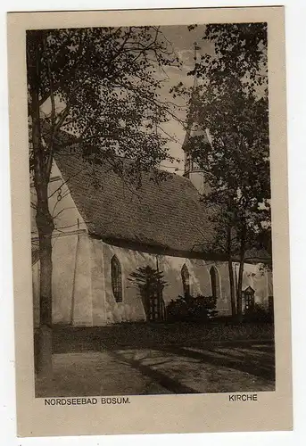 39469 AK Nordseebad Büsum Kirche um 1925