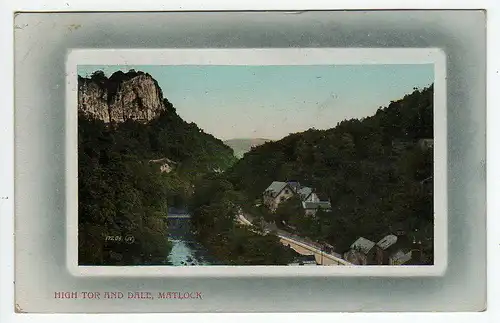 39570 AK Matlock Derbyshire England 1912 High Tor and Dale