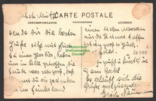 37588 AK Lille La Rue Leon-Gambetta um 1920