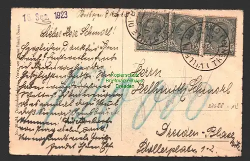 37688 AK Bozen Ritten Kirchlein Maria Himmelfahrt 1923